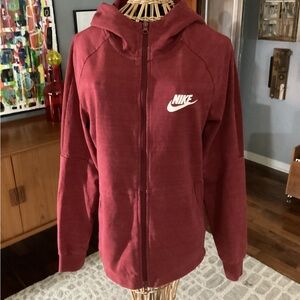 Nike Red Hoodie Jacket